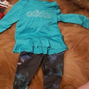Adidas hooded set